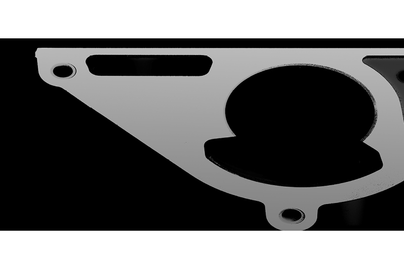 Application image of the surface inspection of sealing surfaces for crankcases in automotive production